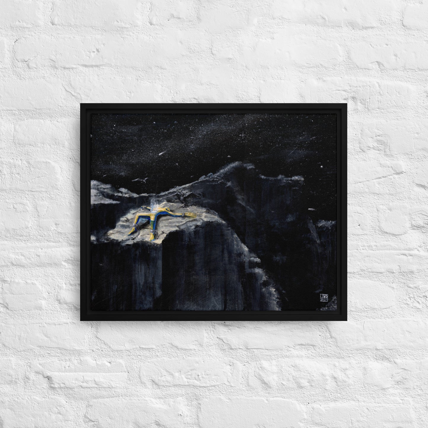 "Prometheus Bound" Framed Canvas Print