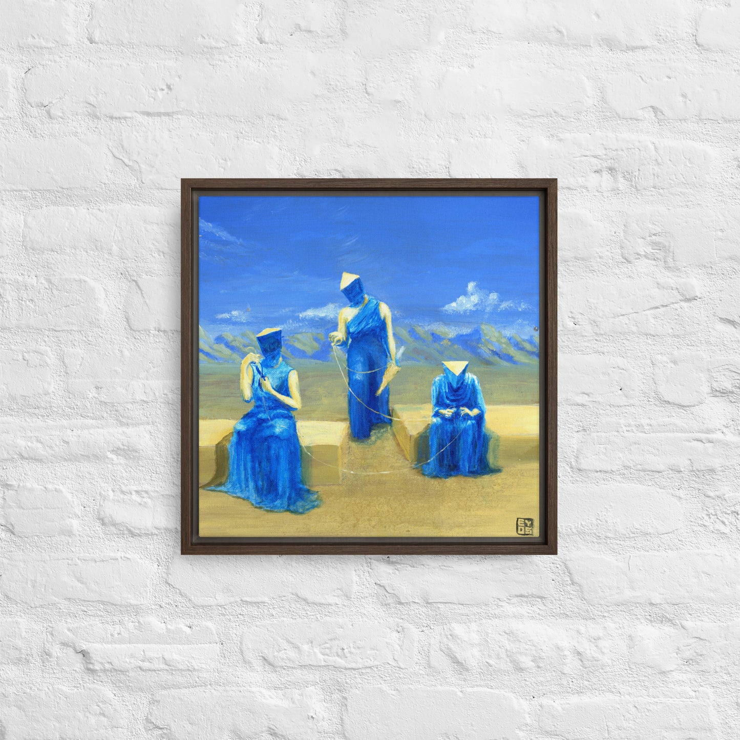"The Moira" Framed Canvas Print