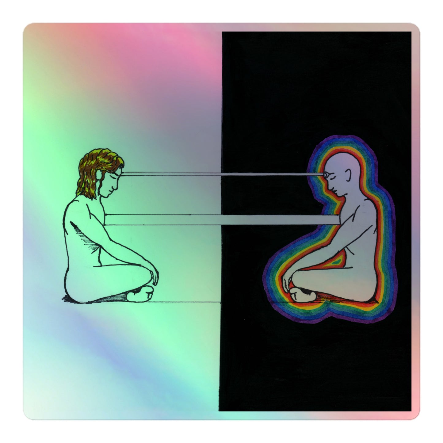 "Khet and Ka" Holographic stickers