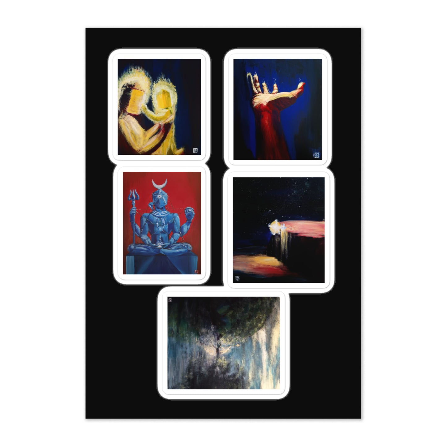 Tricolor Series Sticker Sheet