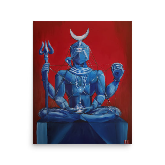 "IAME SHIVA" Print
