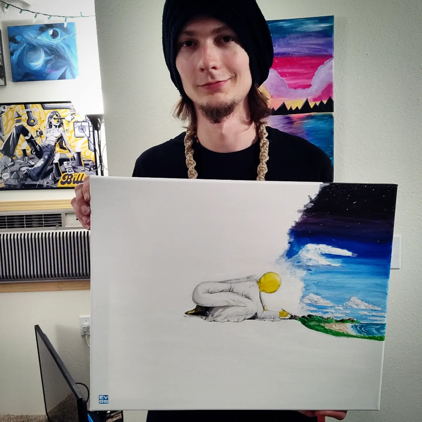 "The Painter Behind the Eyes" Original Painting