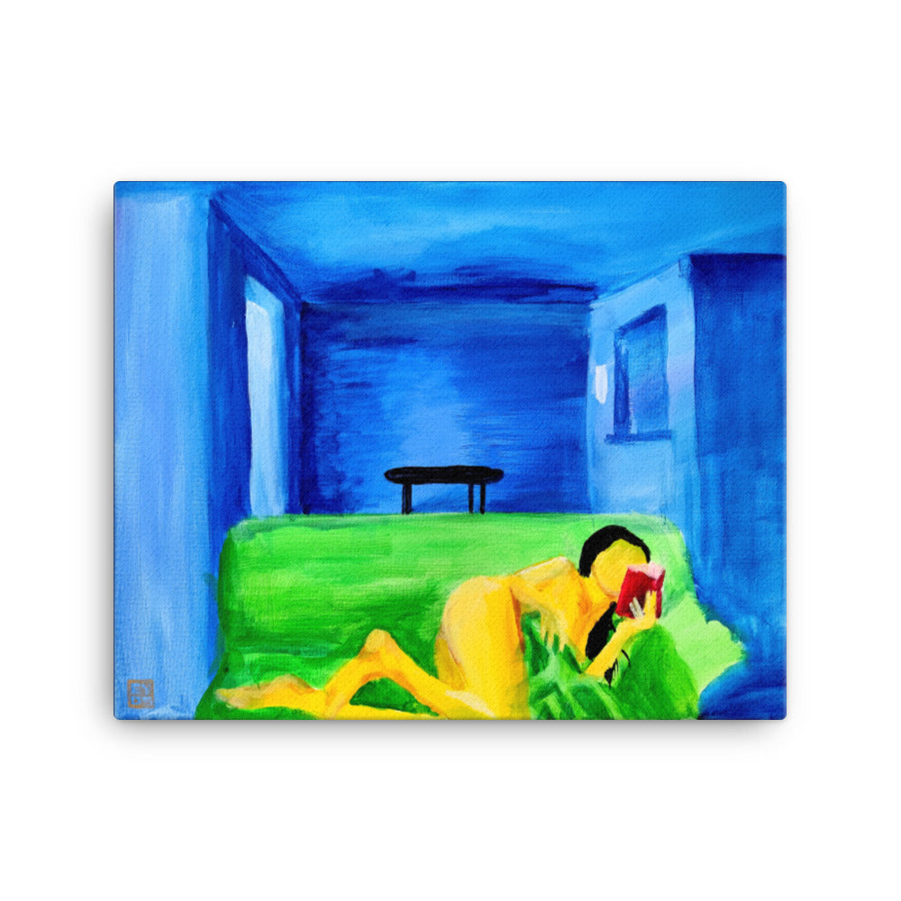 "The Reader" Canvas Print