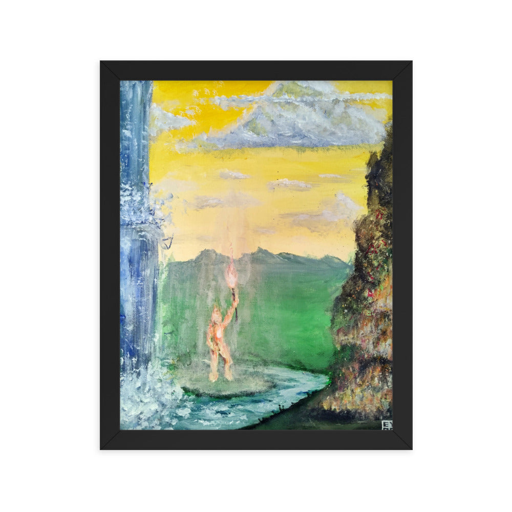 "Personal Prometheus II" Framed Print