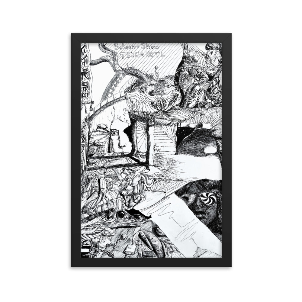 "Teonanactl" Framed Print