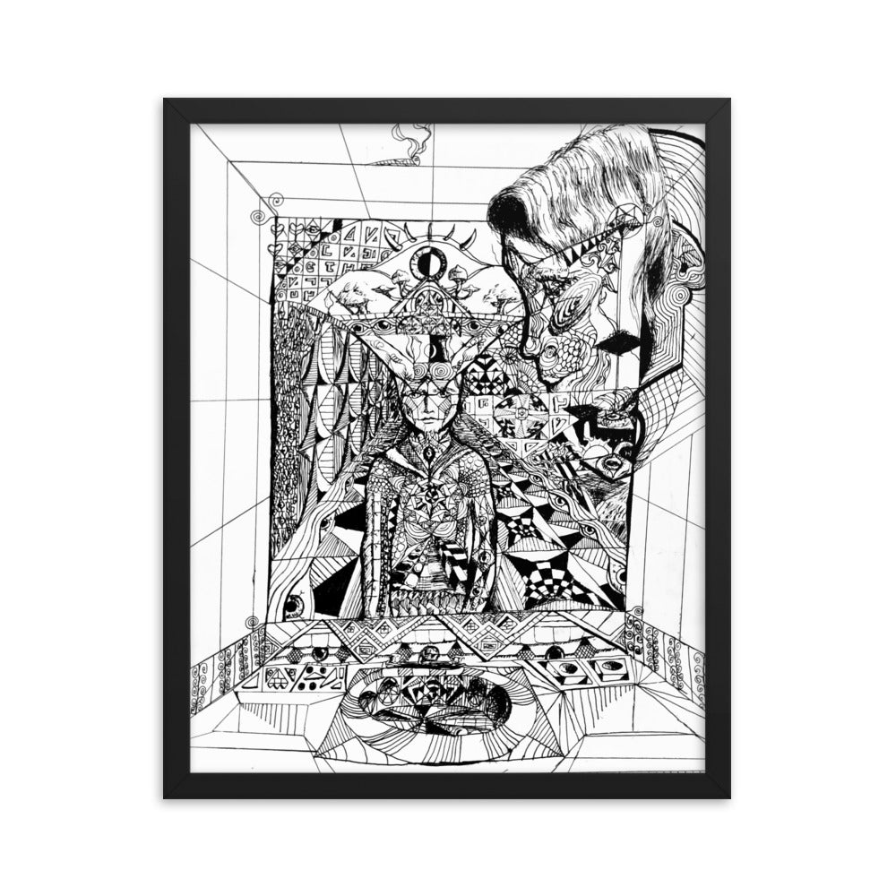 "Realms in the Mirror" Framed Print