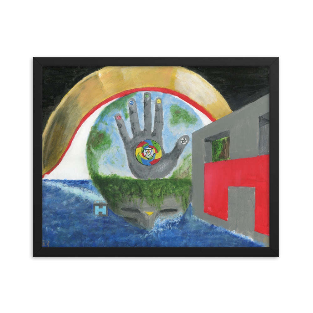 "The Key" Framed Print