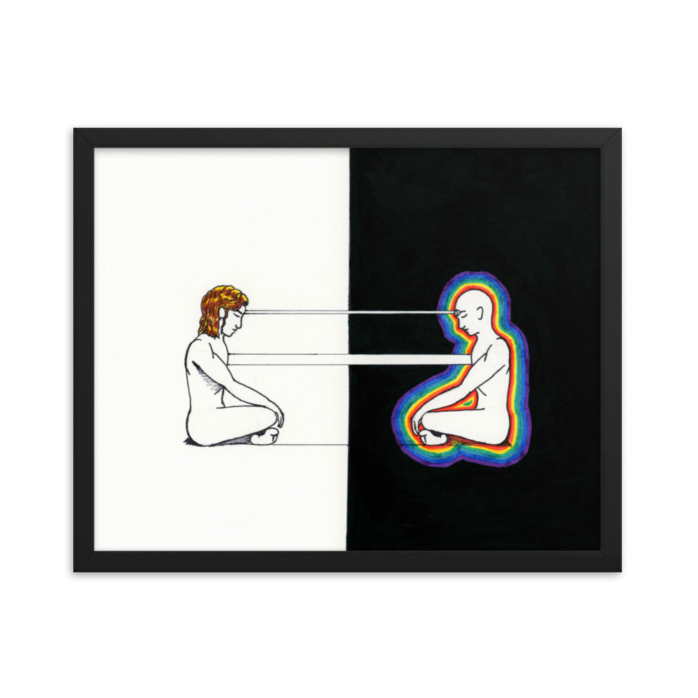"Reflections of Khet and Ka" Framed Print