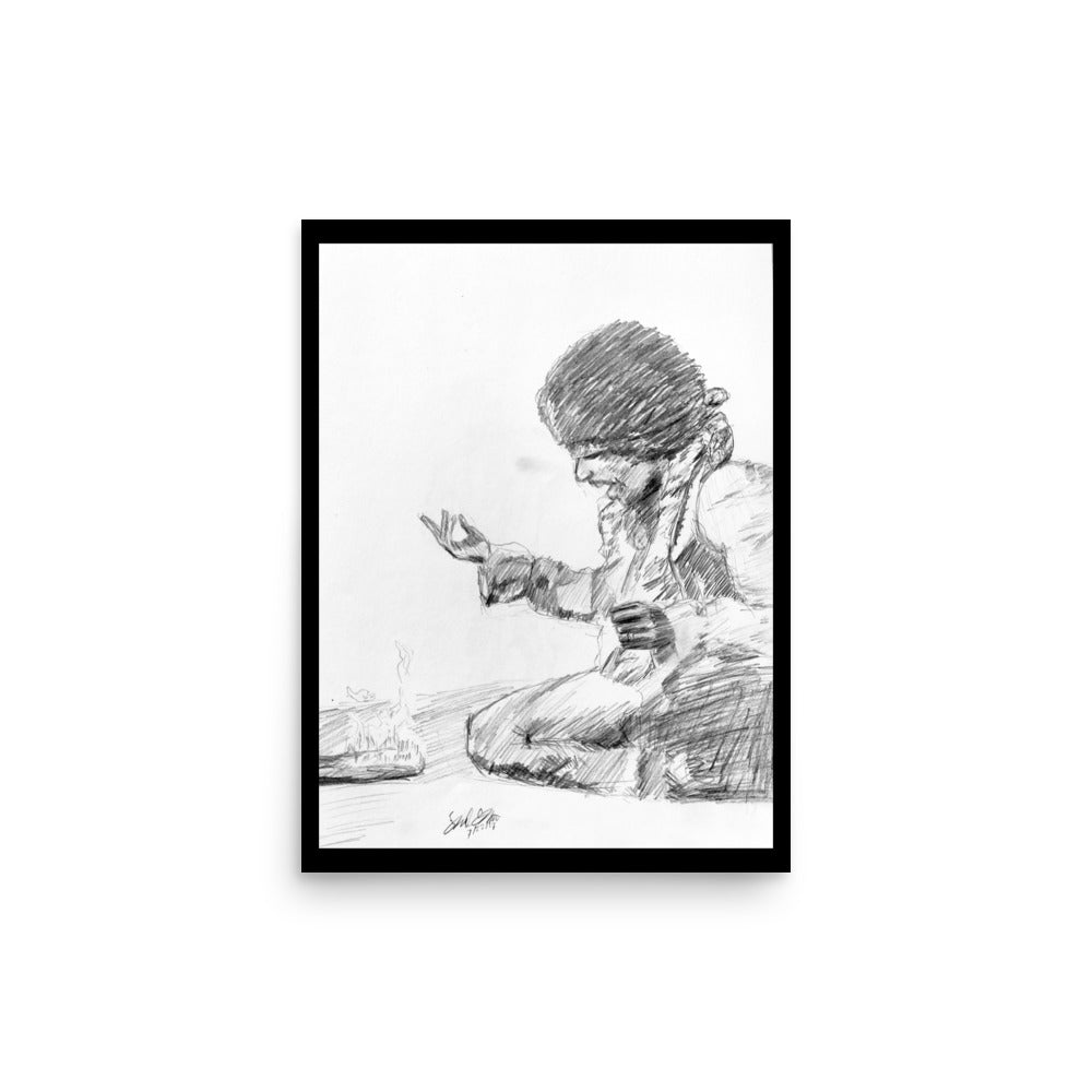 "Jimi Hendrix" Print