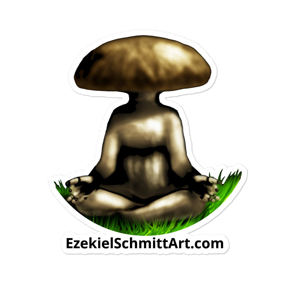 Mushroom Mediation Sticker