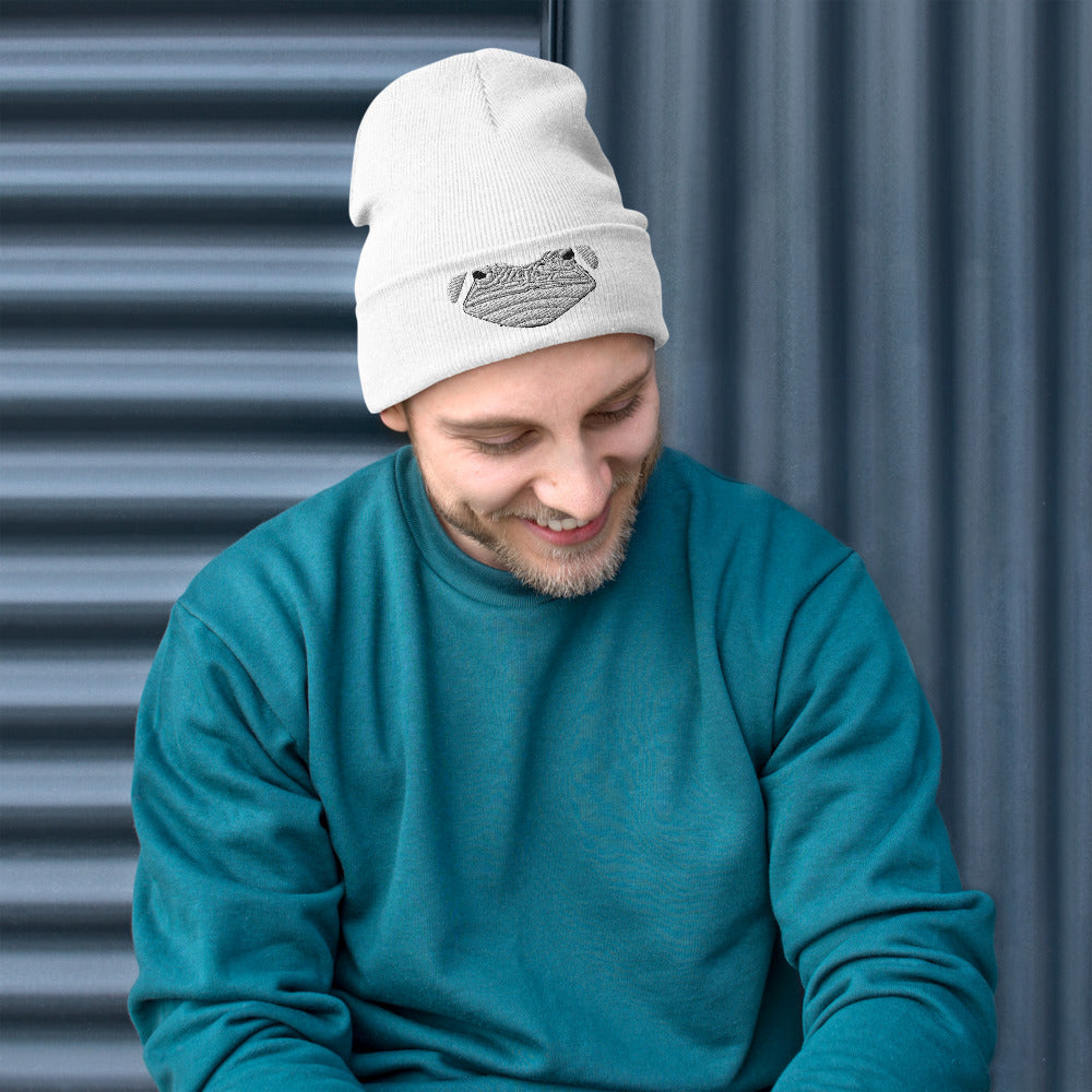 Frog of Wisdom Knit Beanie
