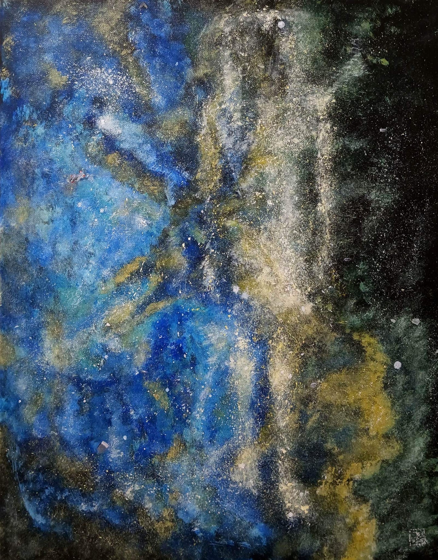 "Horus In The Sky With Diamonds" Original Painting