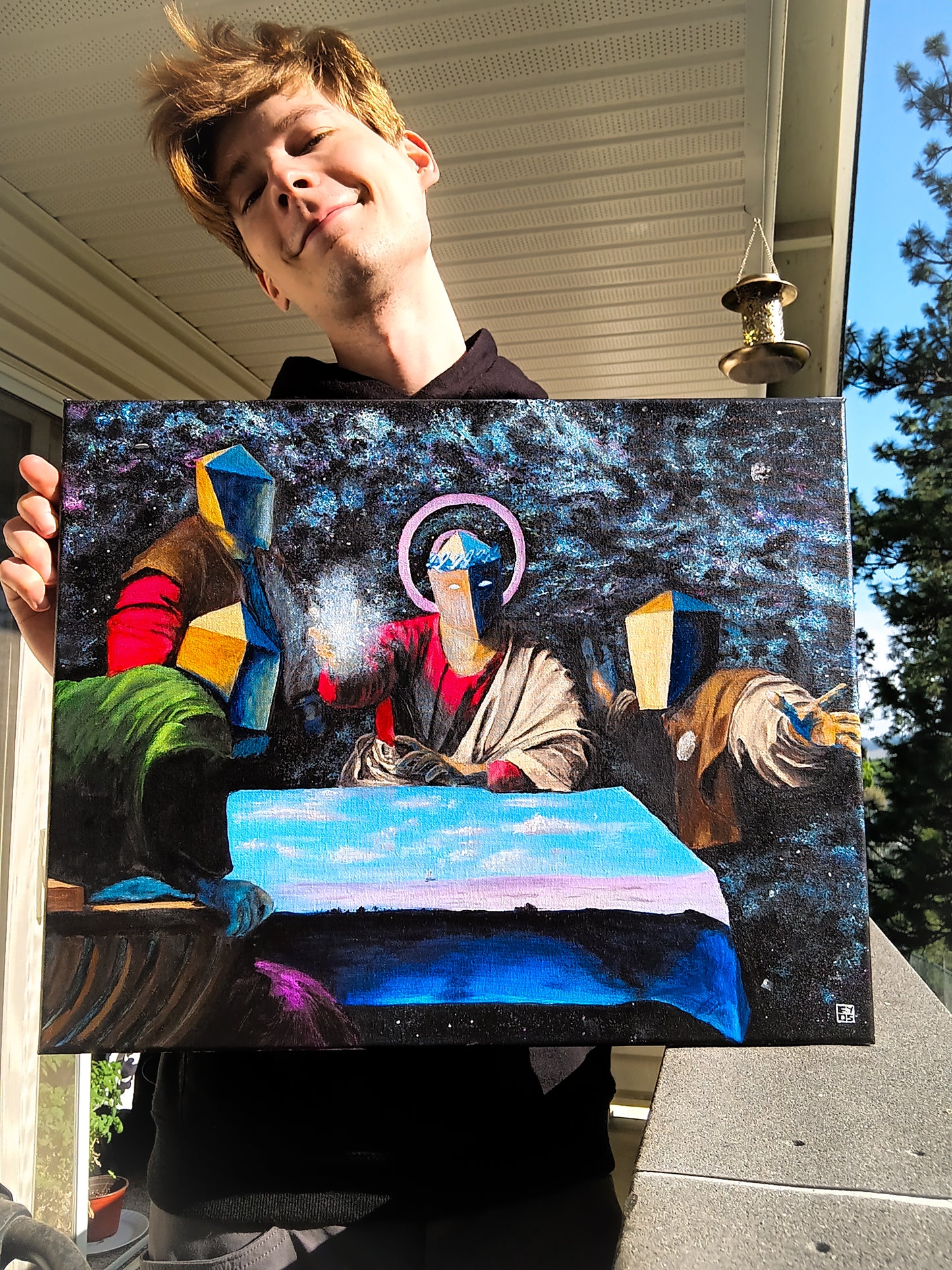 "Supper At Creation" Original Painting