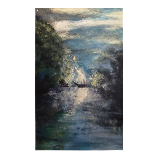 "The Ferry of Spirit River" Flag