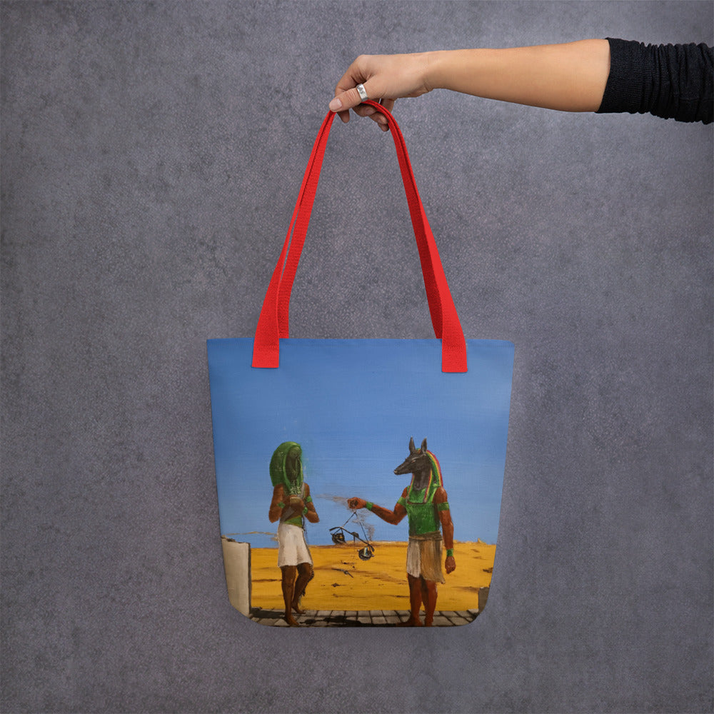 "Weighing the Heart" Tote bag