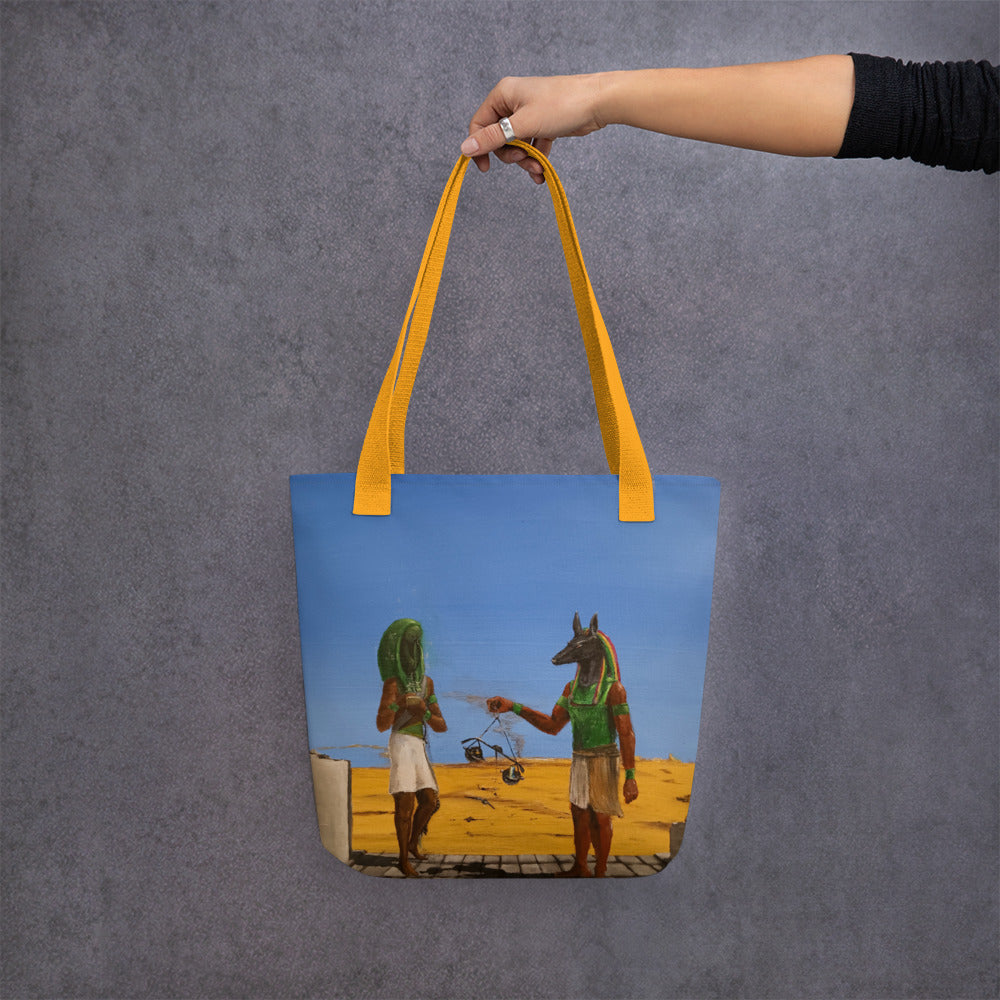 "Weighing the Heart" Tote bag