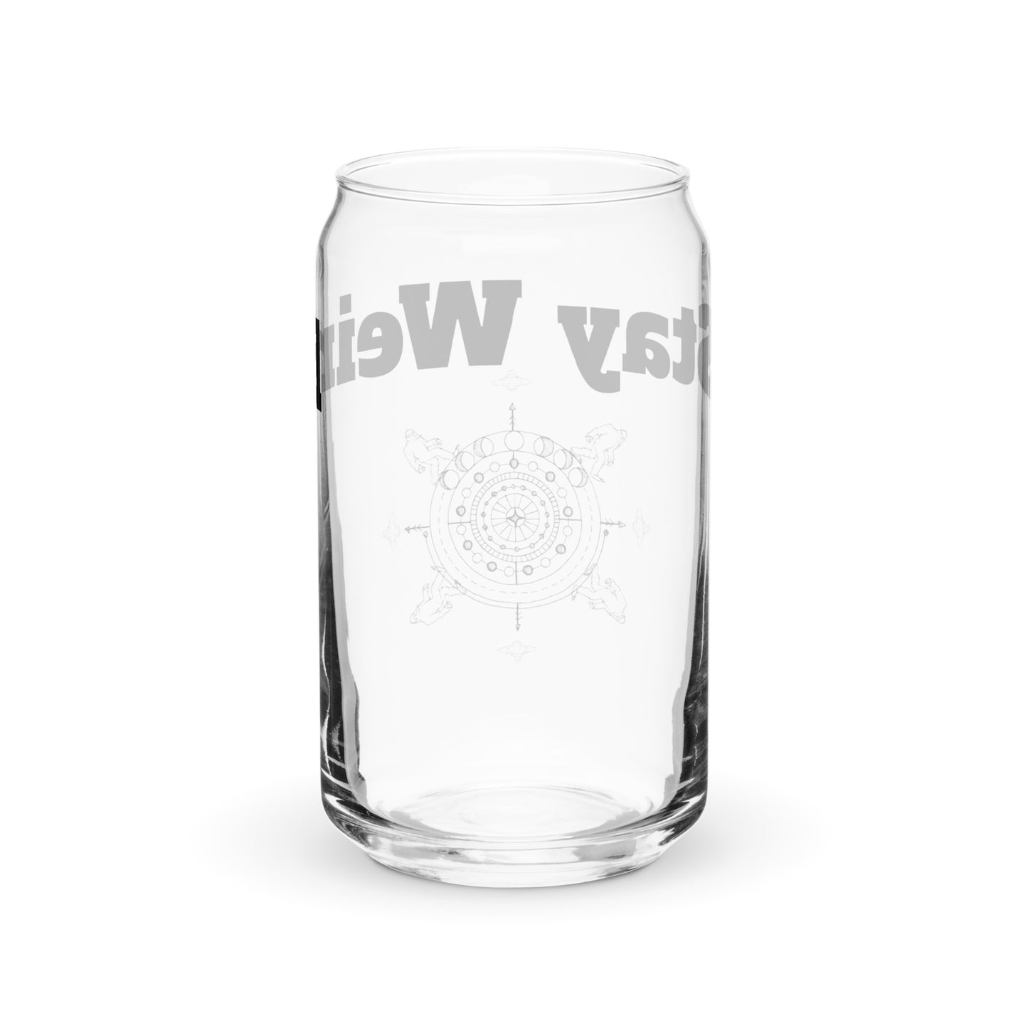 Stay Weird Glass