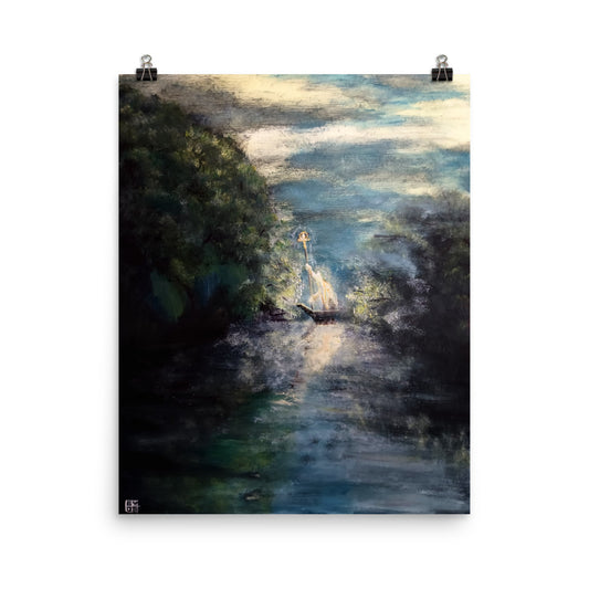 "The Ferry of Spirit River" Print
