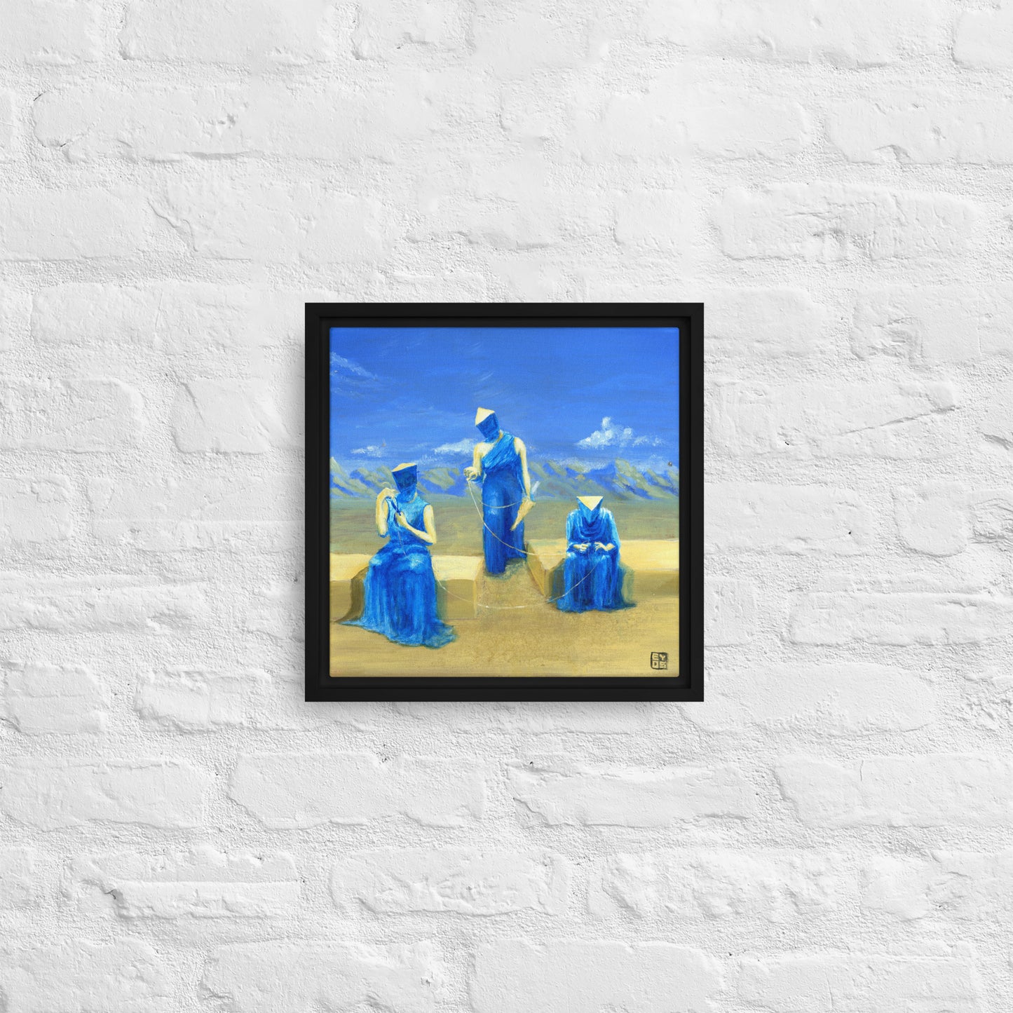 "The Moira" Framed Canvas Print