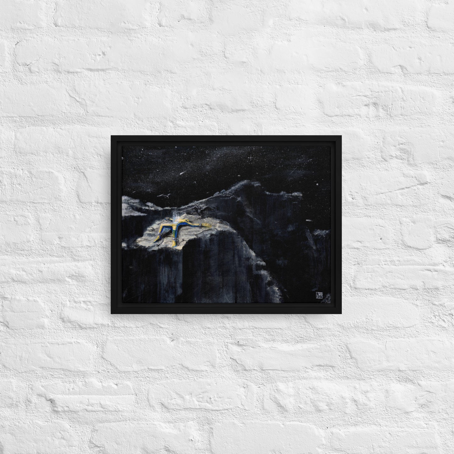 "Prometheus Bound" Framed Canvas Print
