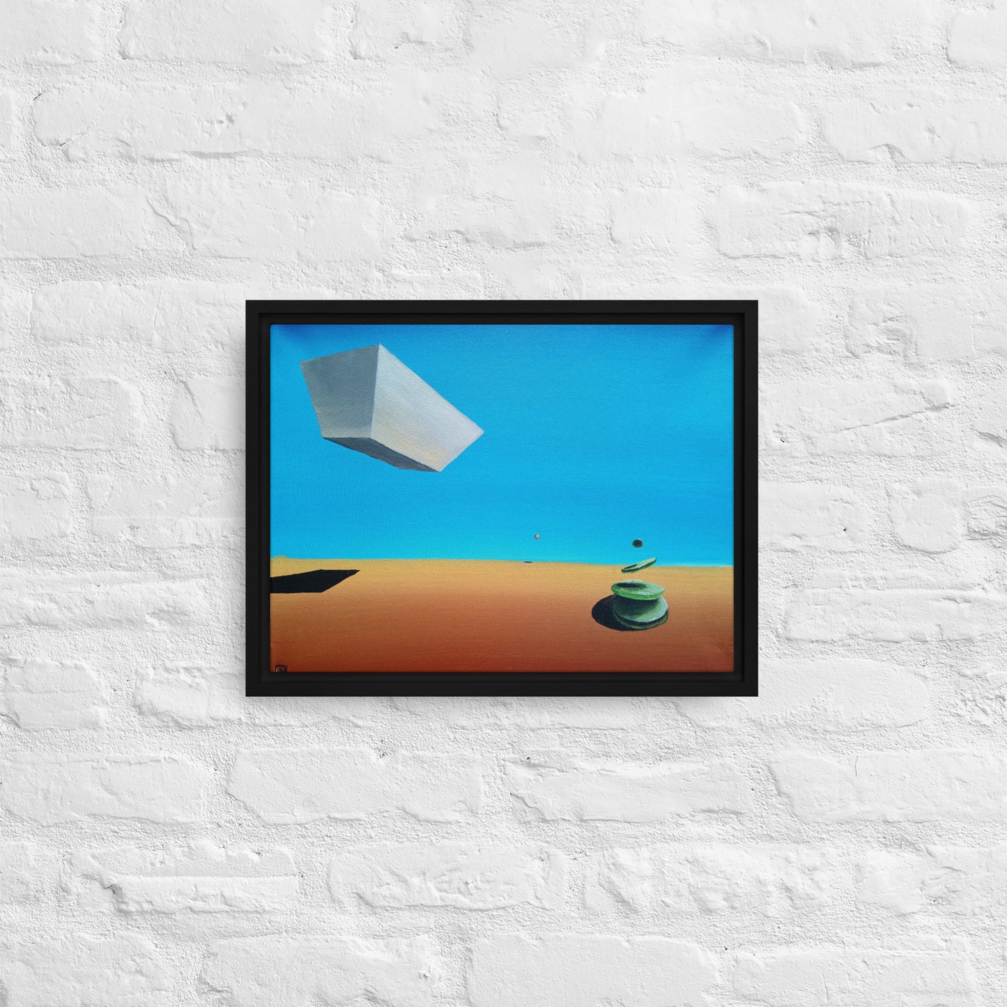 "Unidentified Floating Objects" Framed Canvas Print