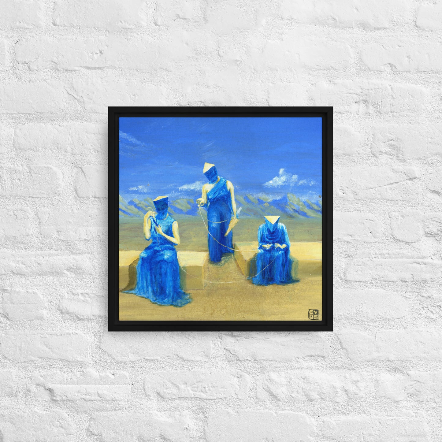 "The Moira" Framed Canvas Print