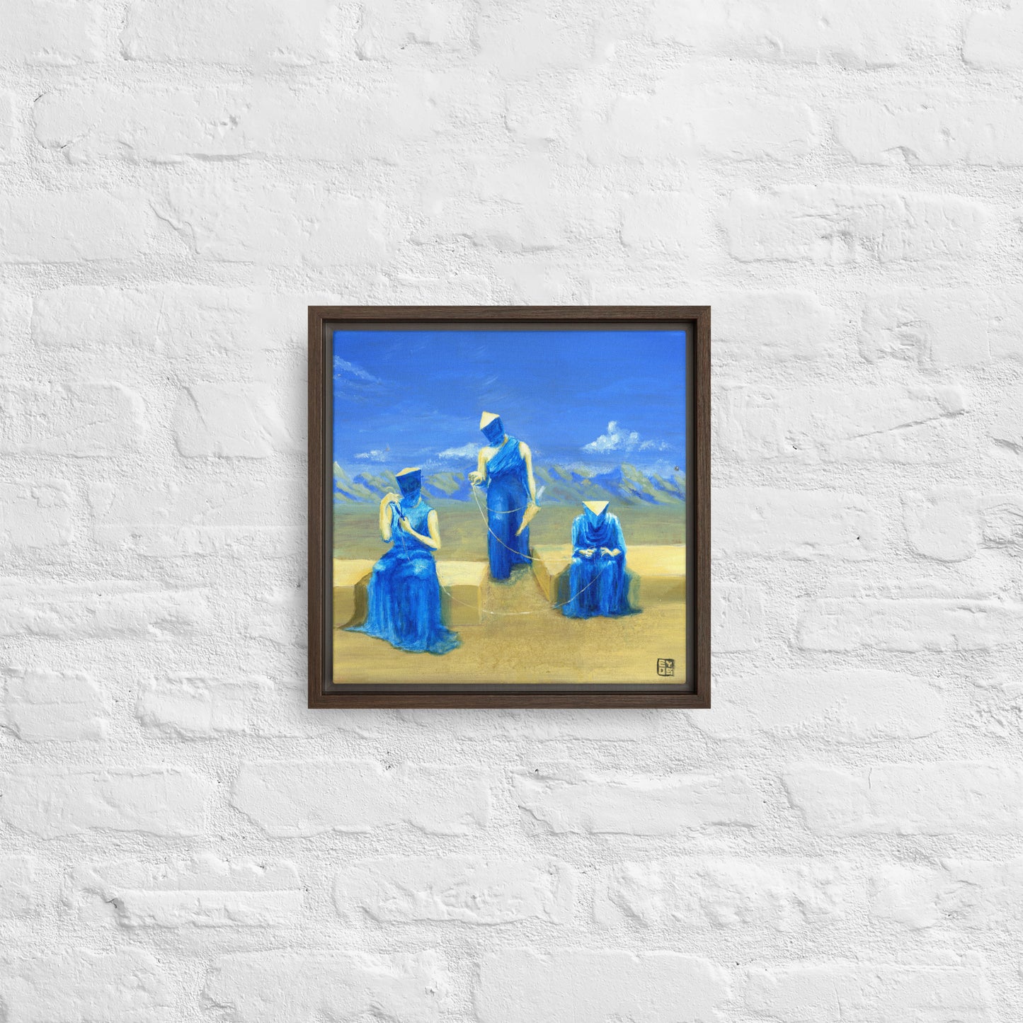 "The Moira" Framed Canvas Print