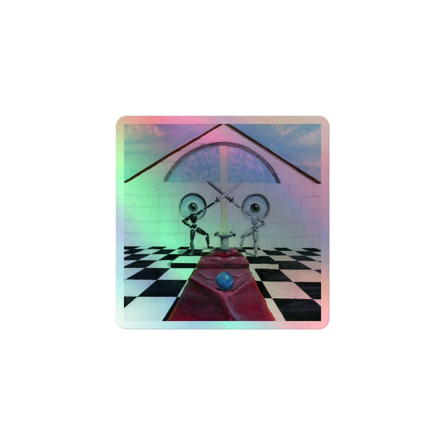 "Psyche" Holographic stickers