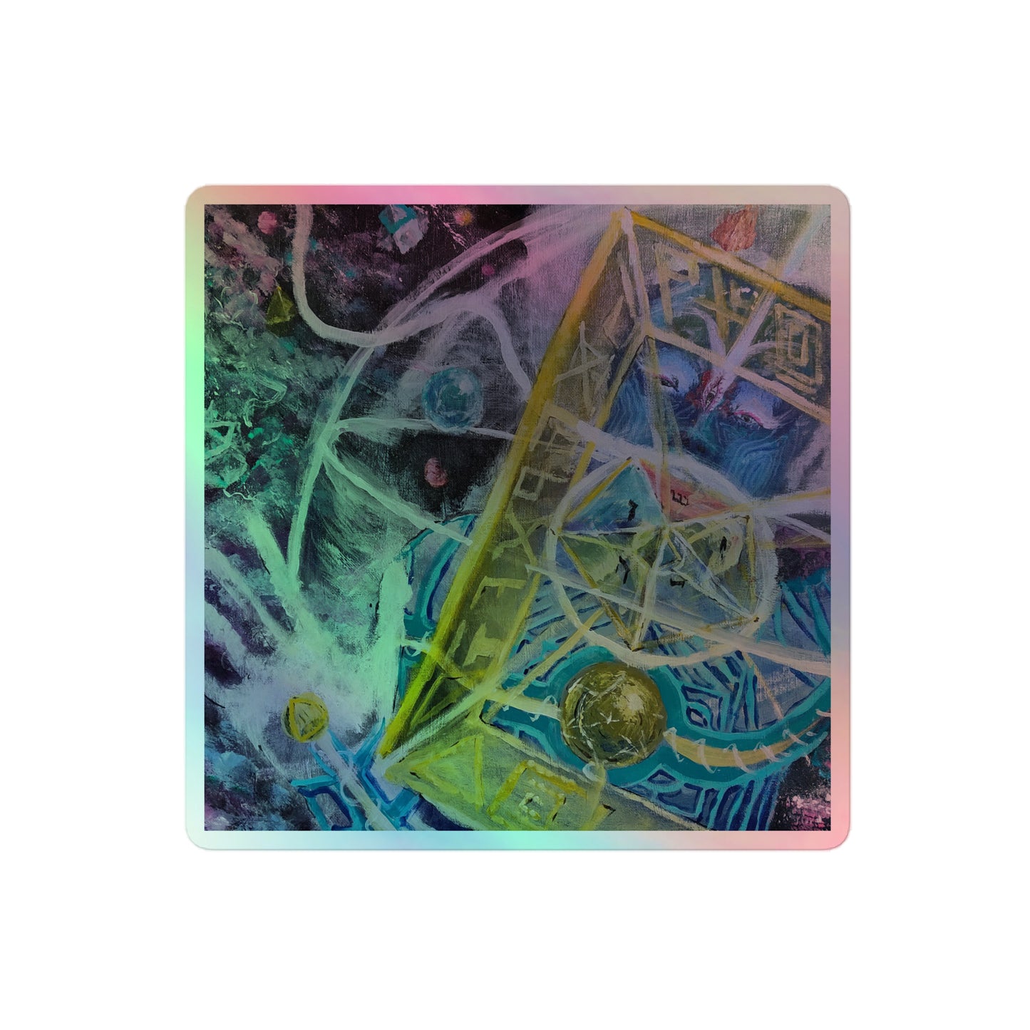 "Incantation" Holographic stickers