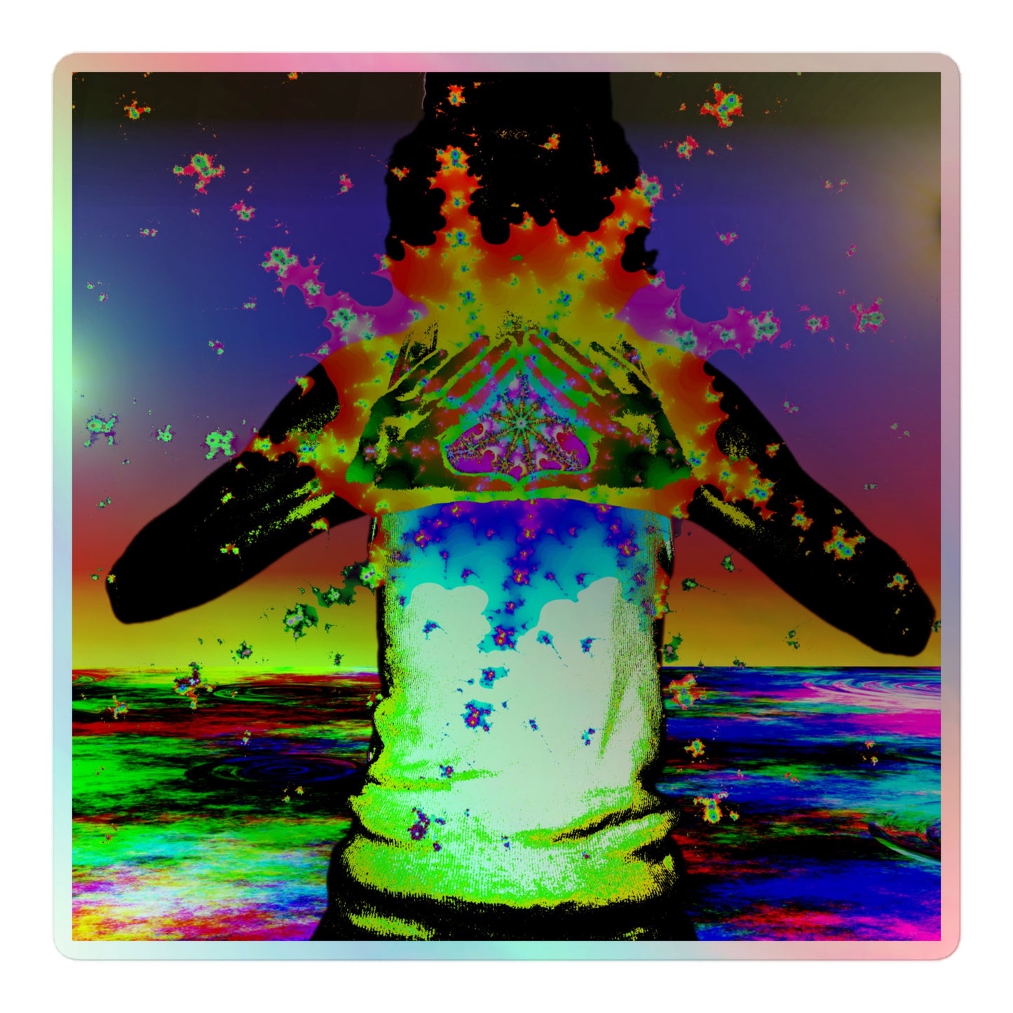 "Soul On Fire" Holographic stickers