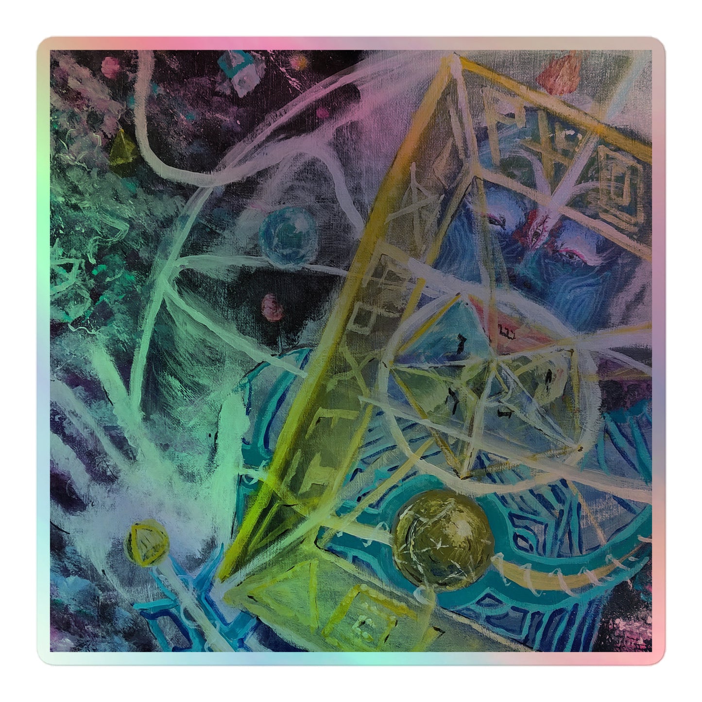 "Incantation" Holographic stickers