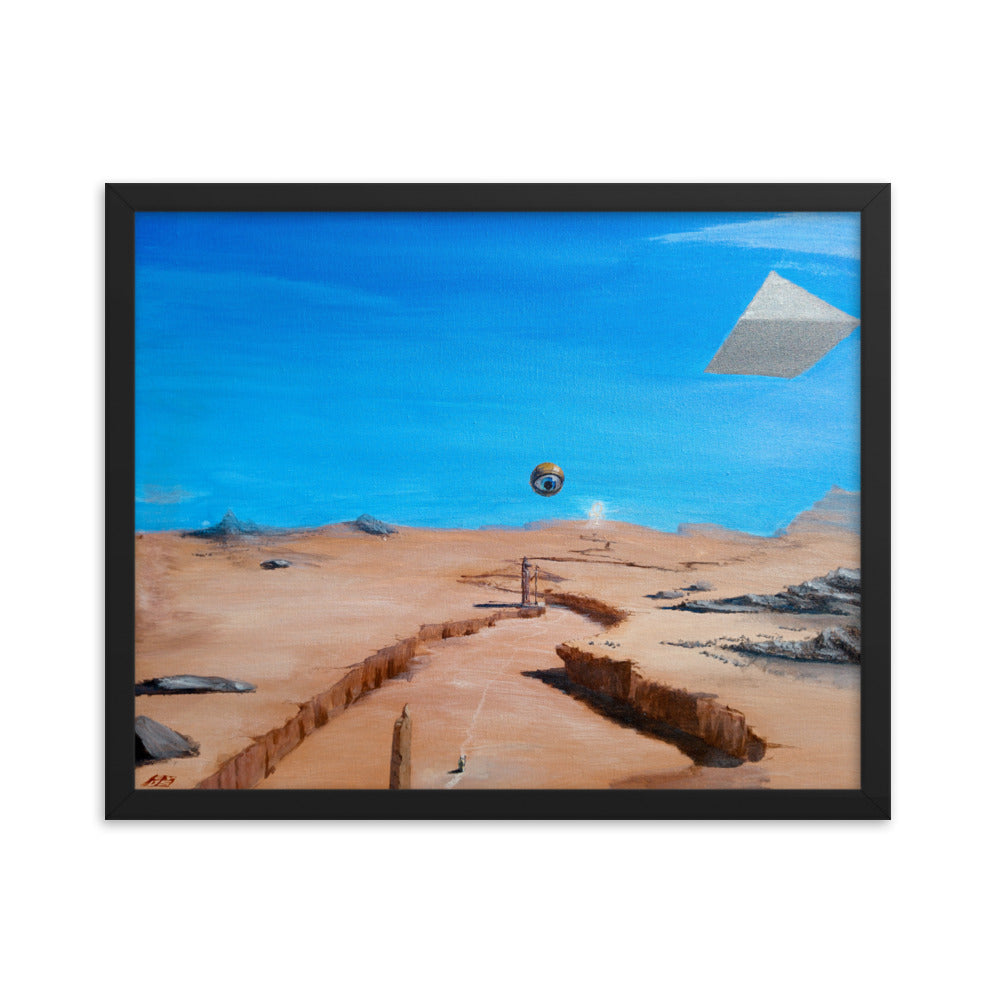 "Road To The Duat" Framed Glossy Print