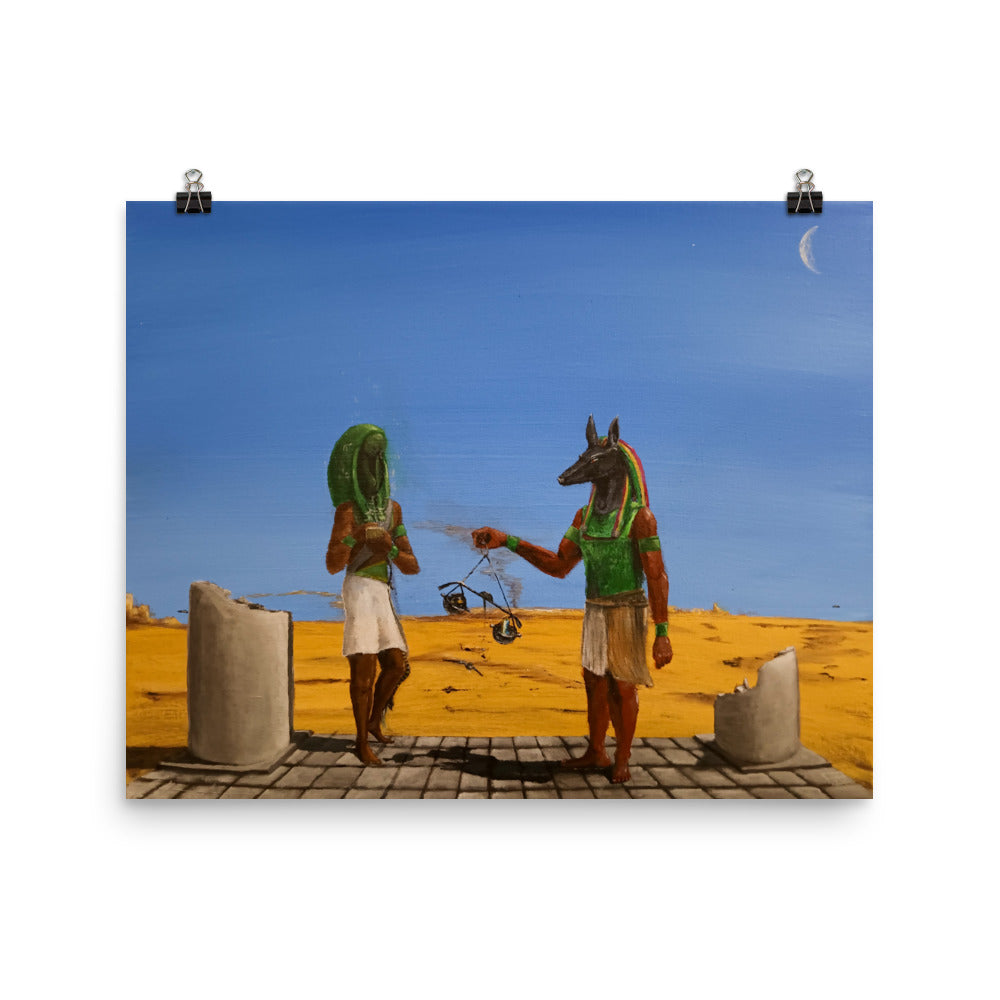 "Weighing the Heart" Poster Print