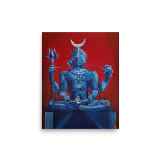 "IAME SHIVA" Print