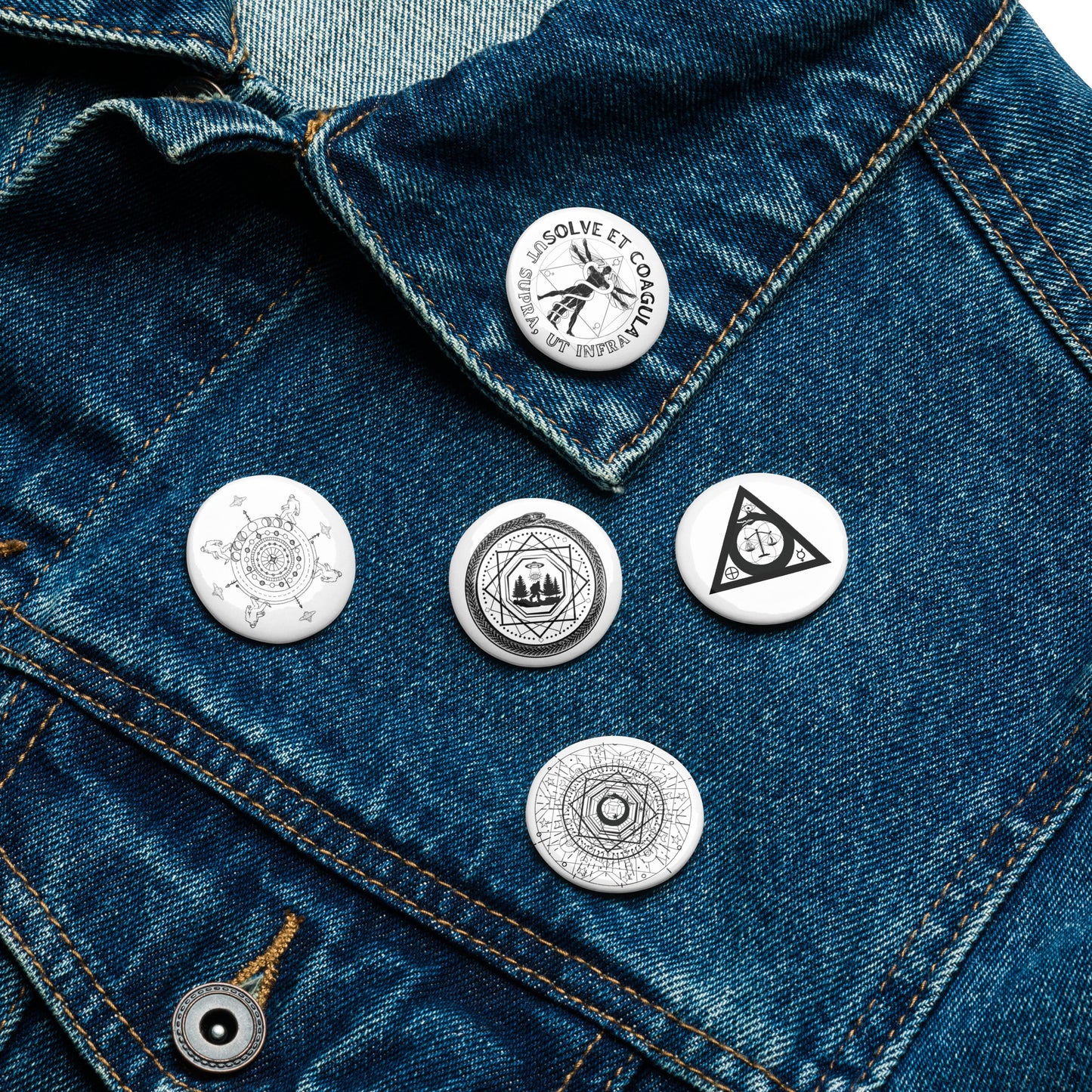 Cryptic and Cryptid Pin Buttons