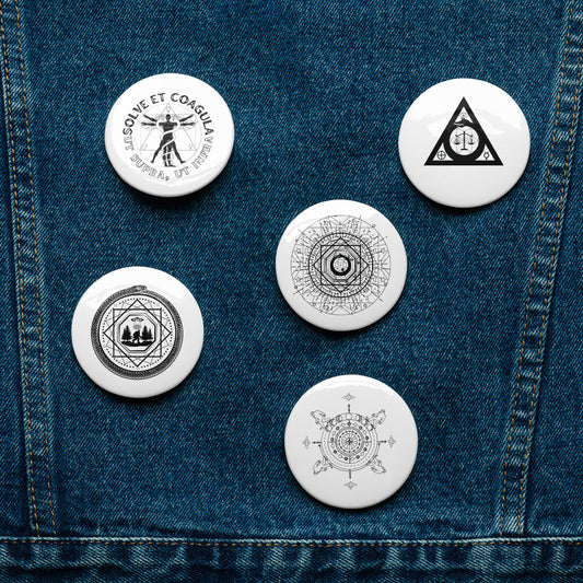 Cryptic and Cryptid Pin Buttons