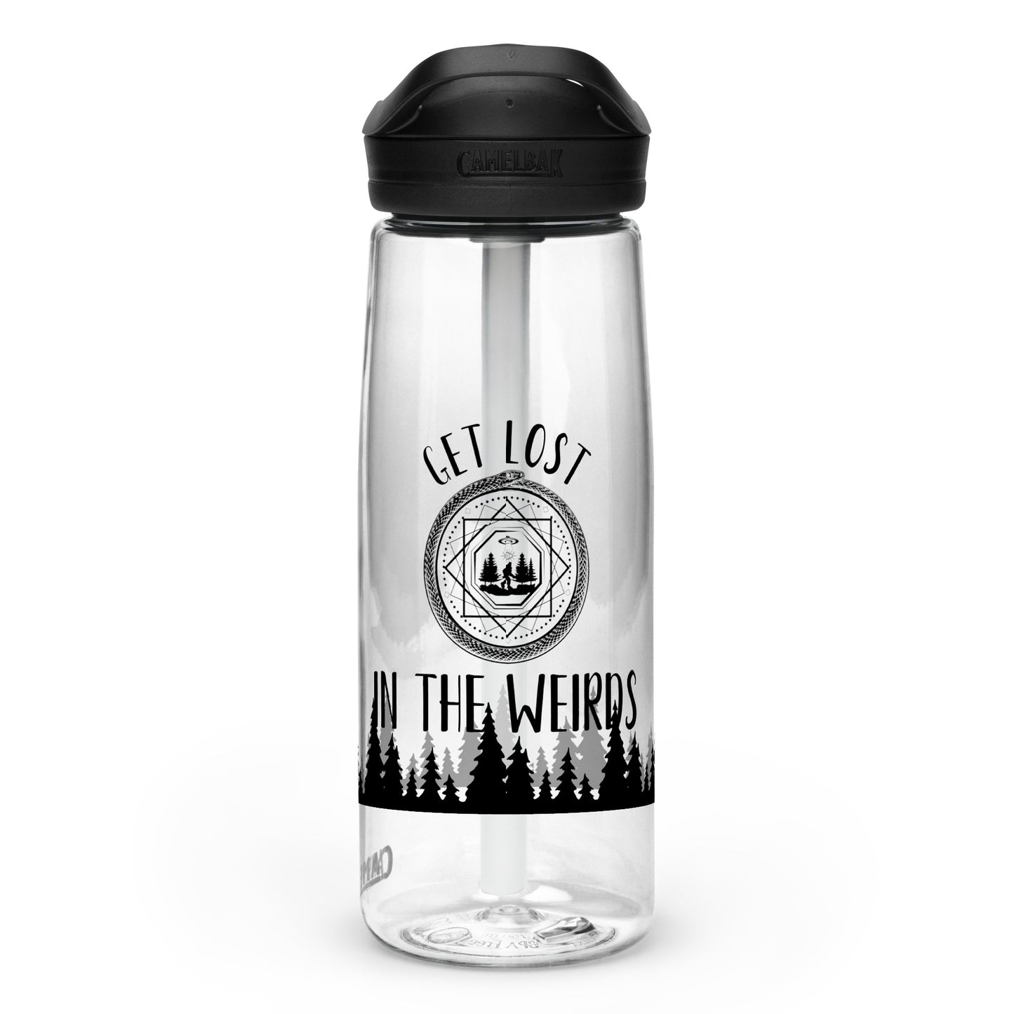 Get Lost In The Weirds Water Bottle