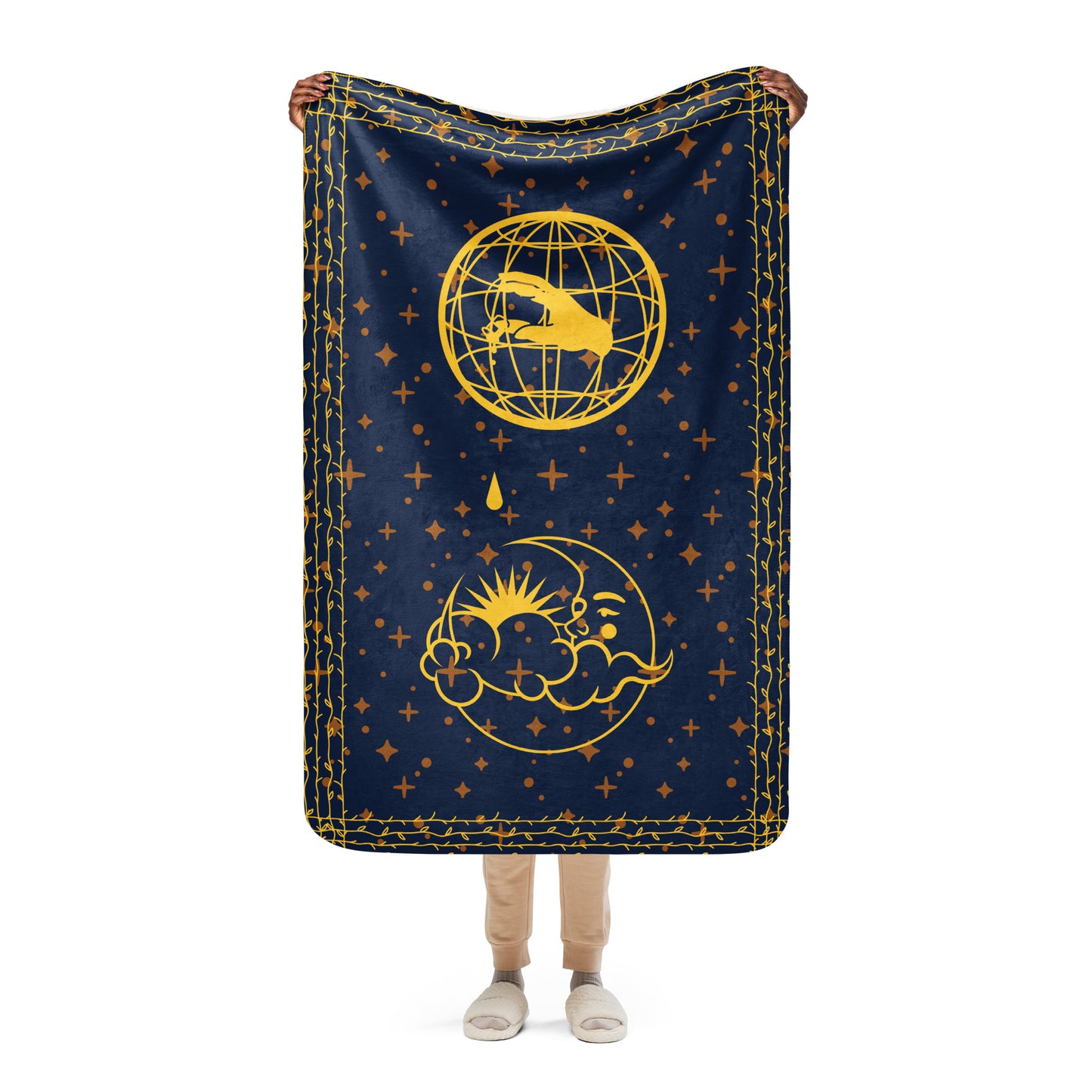 Sweet Dreams Sherpa blanket