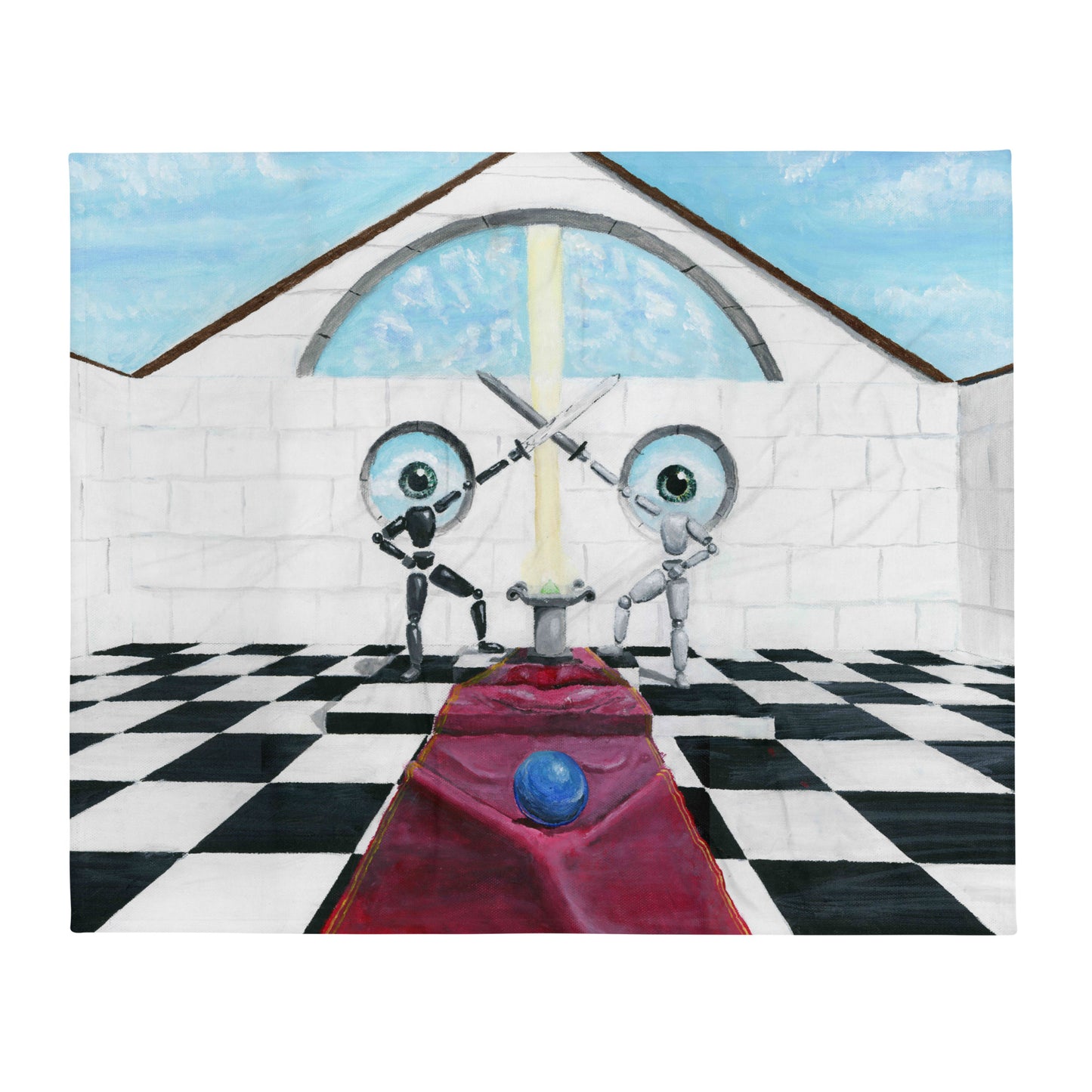 "Psyche" Throw Blanket