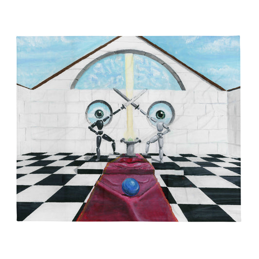 "Psyche" Throw Blanket