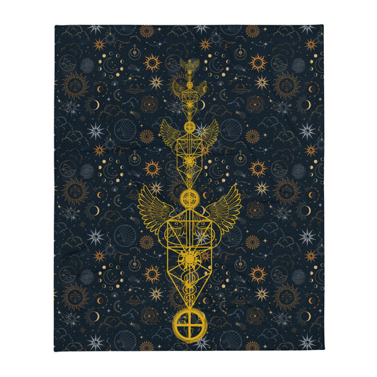 Chain of Being Throw Blanket