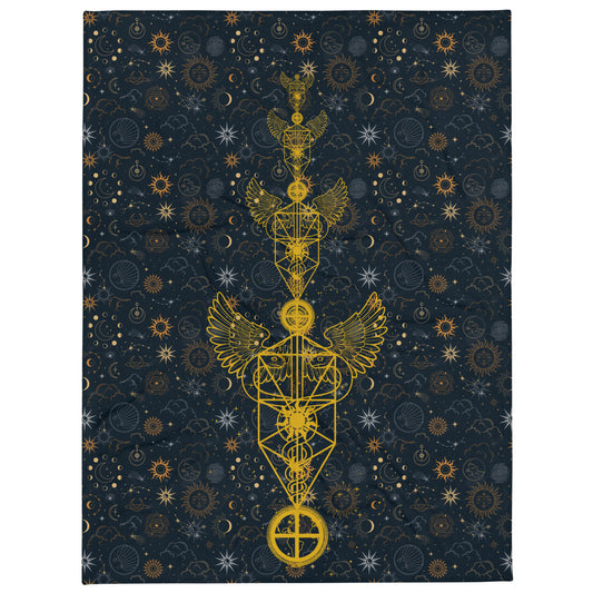 Chain of Being Throw Blanket