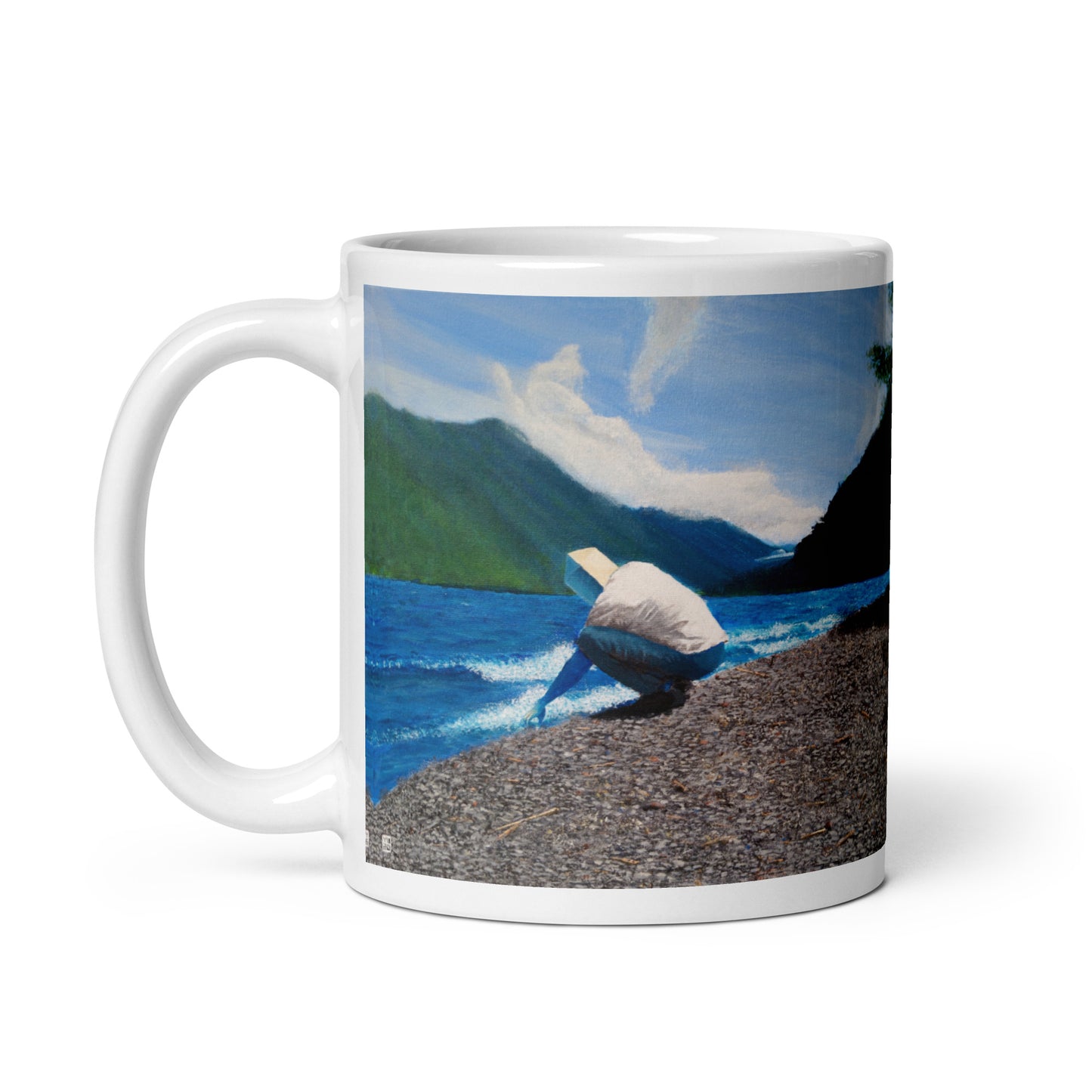 "Olympic Coddiwobble" Glossy Mug