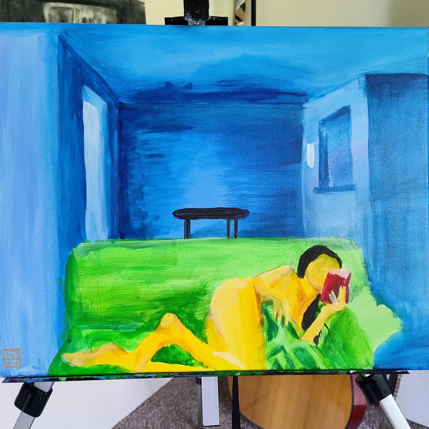 "The Reader" Original Painting