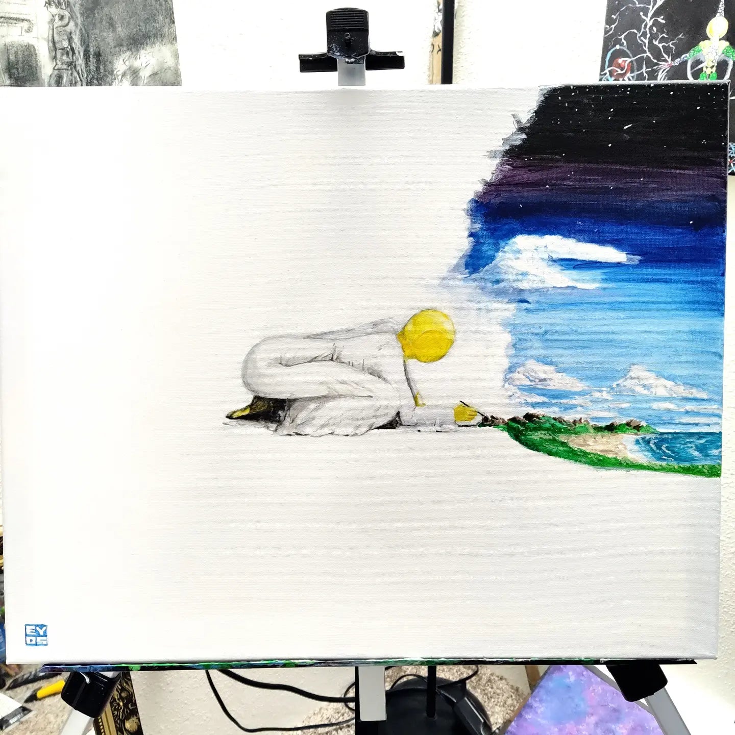 "The Painter Behind the Eyes" Original Painting