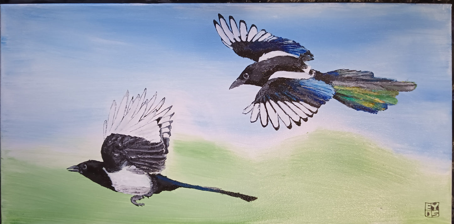 "Adventures Together" Original Acrylic Painting