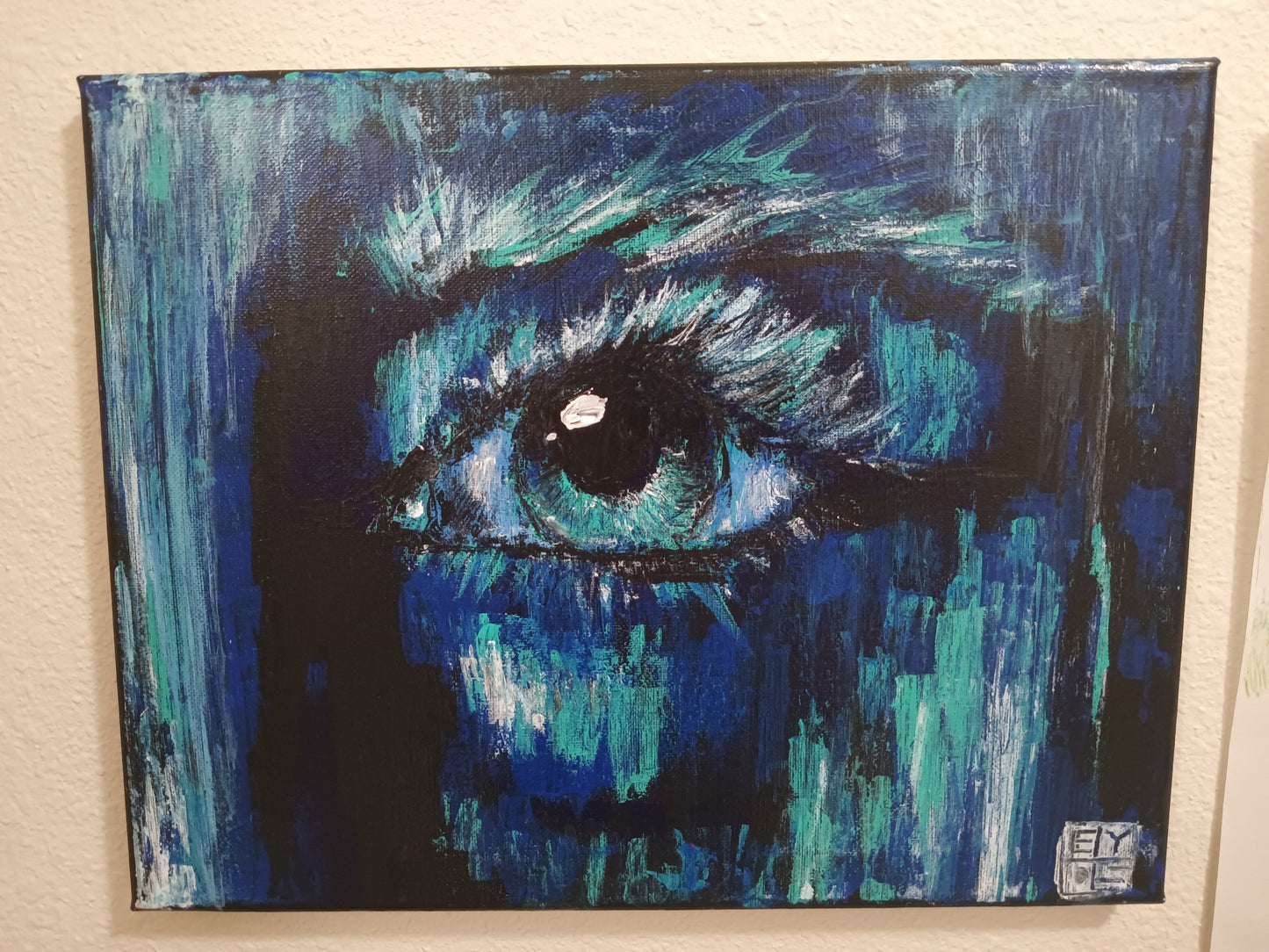 "Eye of the Blues" Original Painting