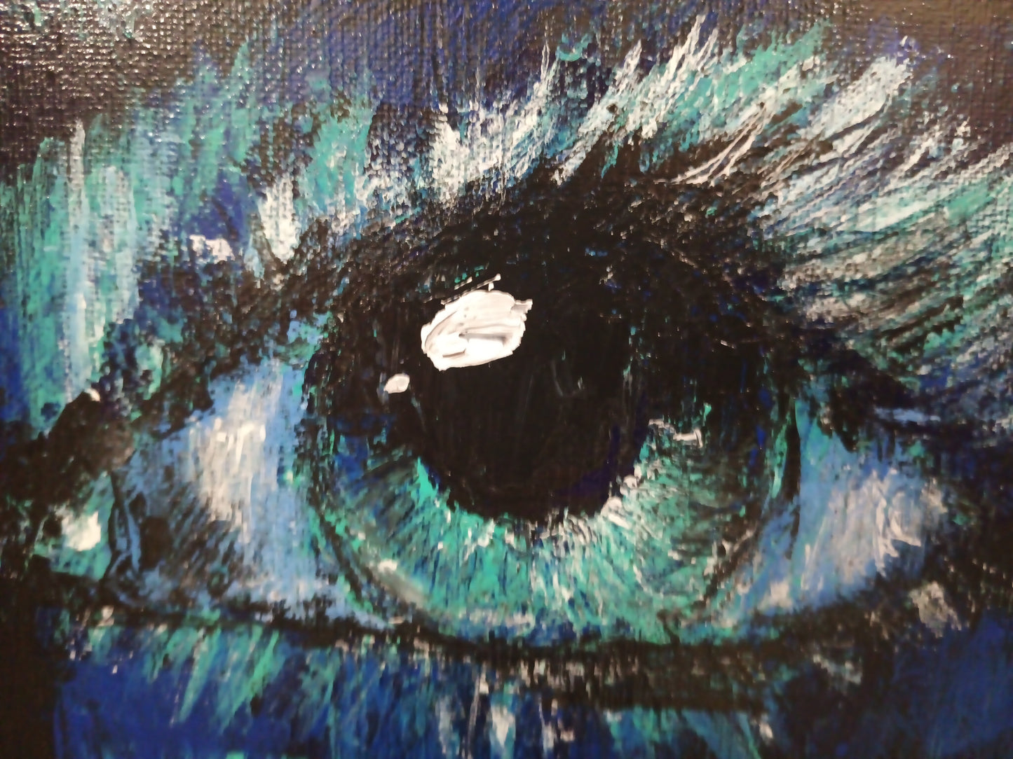 "Eye of the Blues" Original Painting
