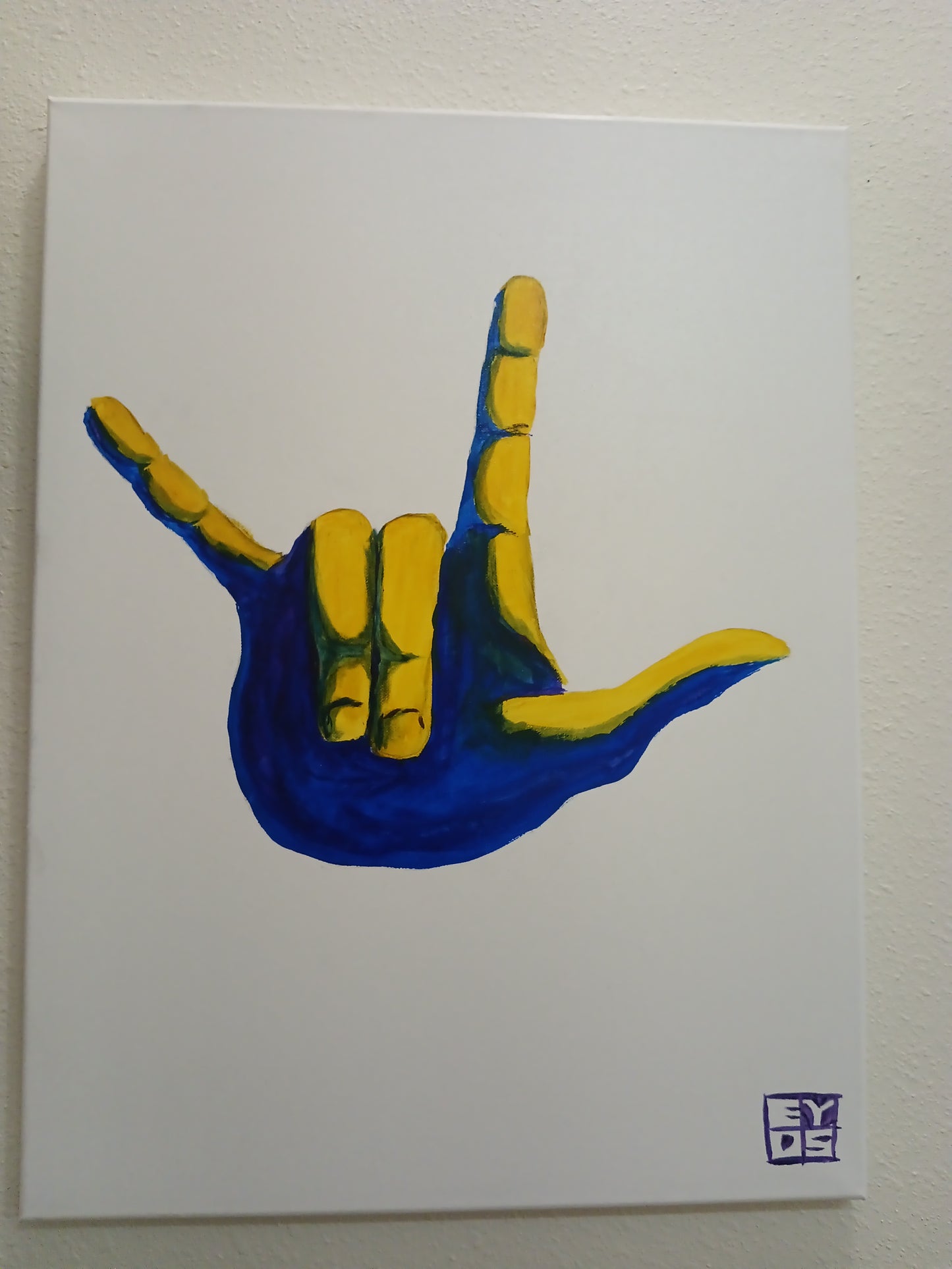 "Love" 16"x20" Acrylic painting