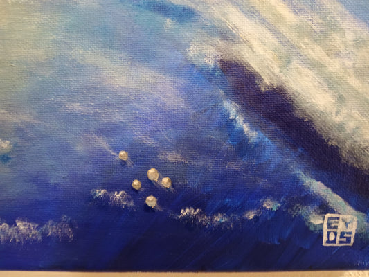 "Freefall" Original Acrylic Painting